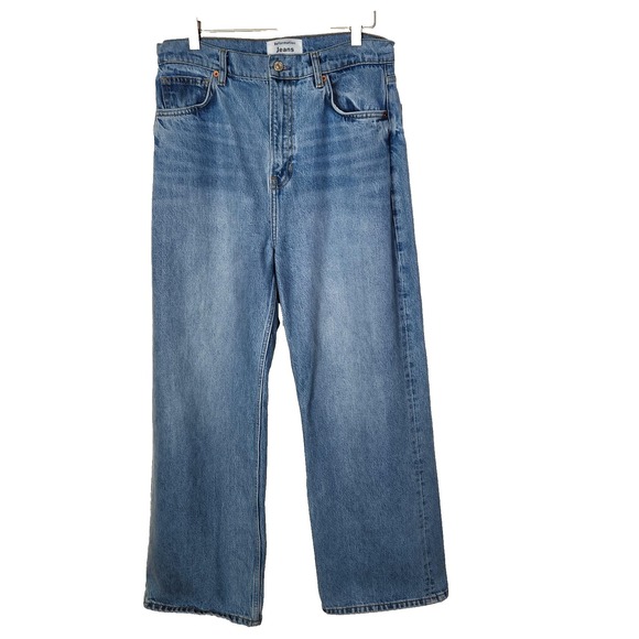 REFORMATION‎ Jeans Womens 30 Blue Wilder High Rise Wide Leg Relaxed Denim Dillon - Picture 2 of 11